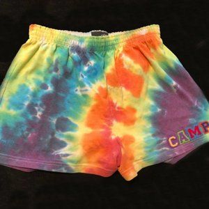 CAMP Rainbow Tie Dye Soffe Shorts